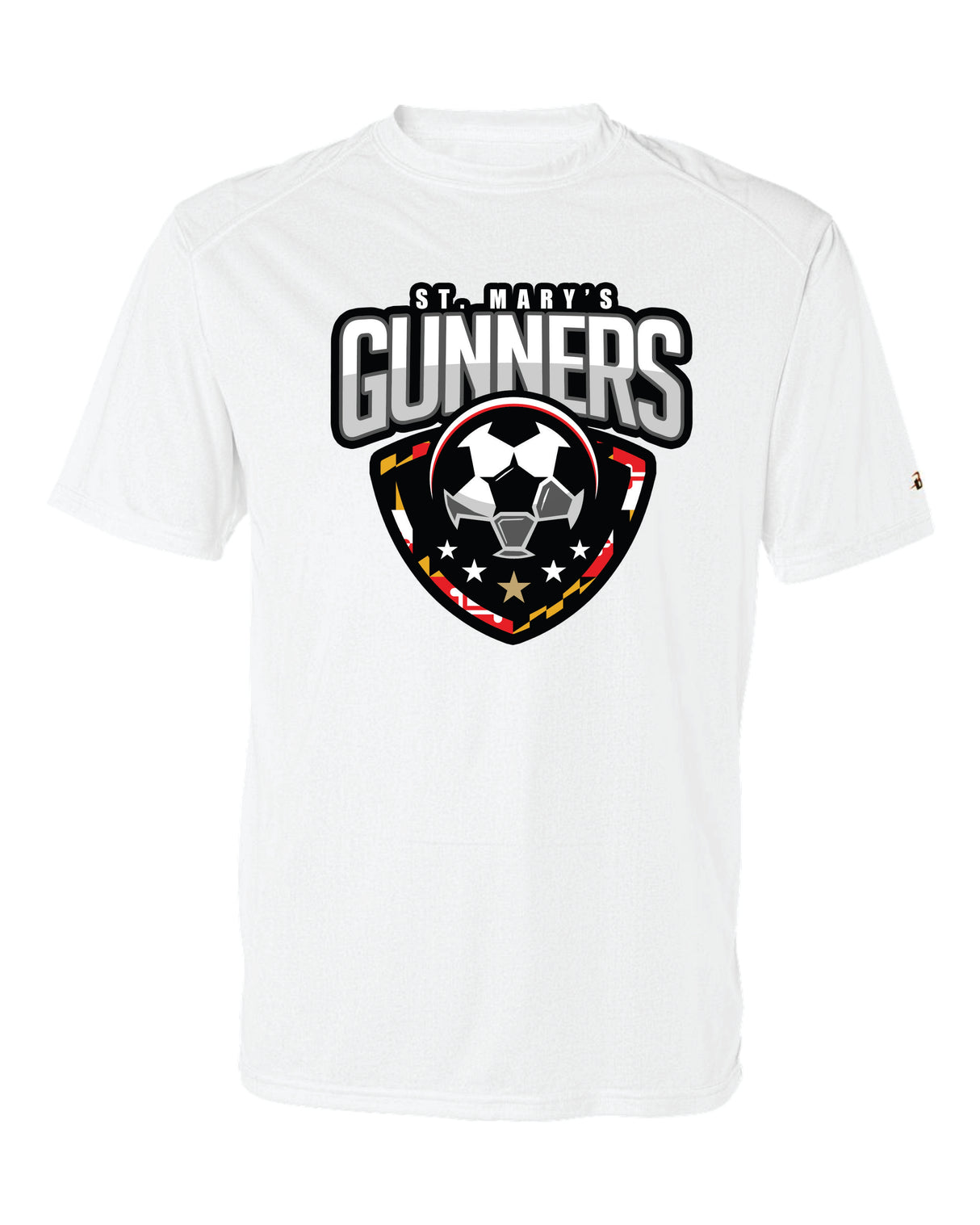 Gunners Short Sleeve Badger Dri Fit T shirt-WOMEN