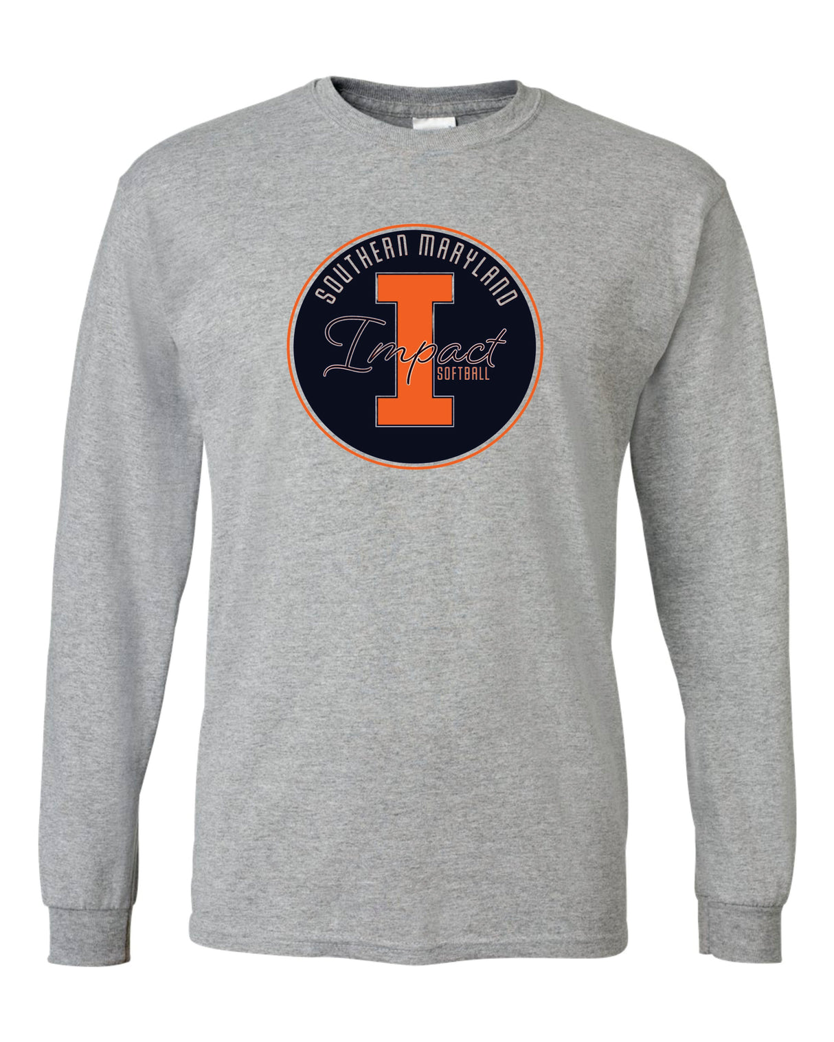 Impact 50/50 Long Sleeve T-Shirts-Youth