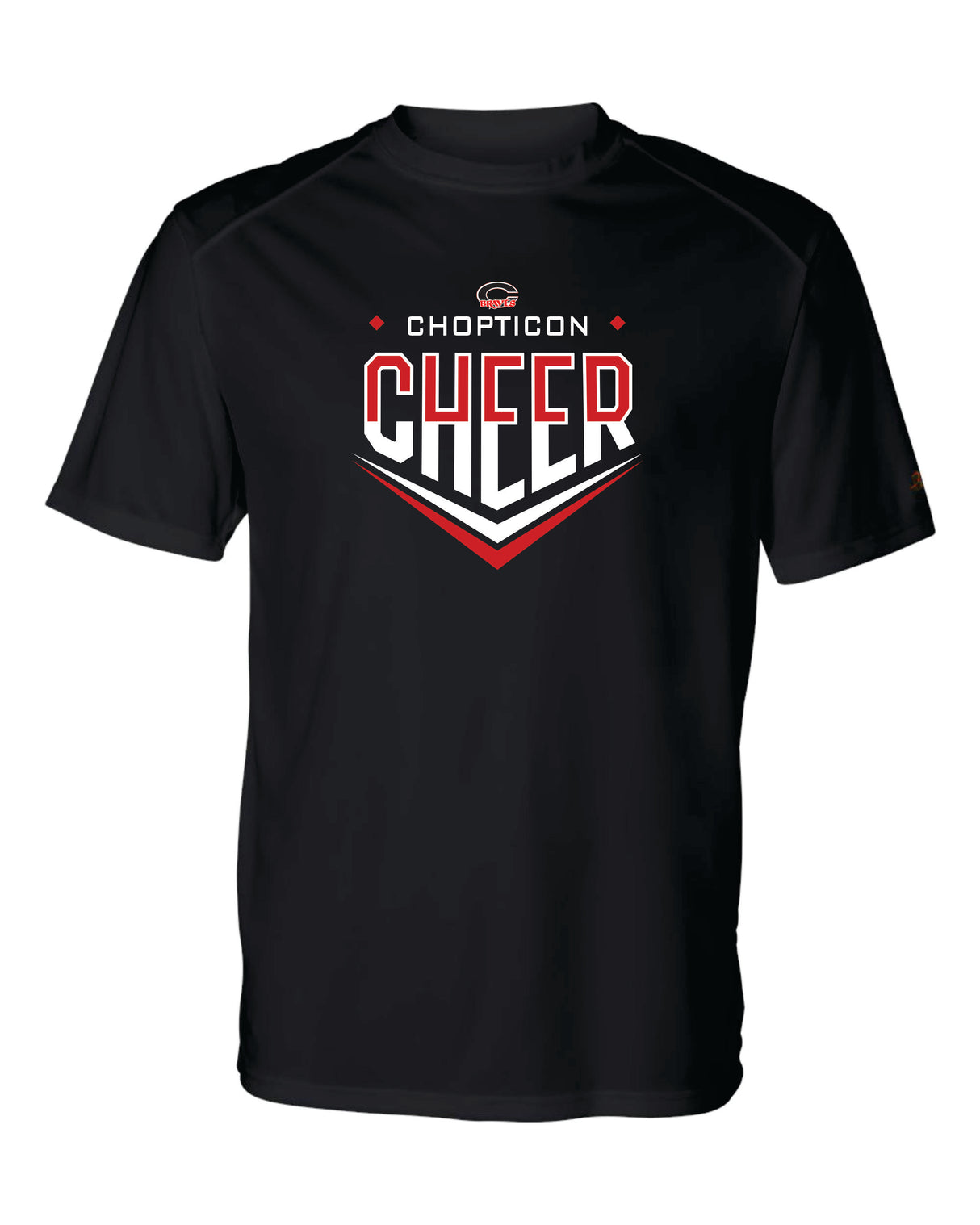 Chopticon Braves Cheer Short Sleeve Badger Dri Fit T shirt Chopticon Cheer