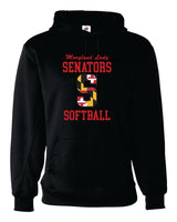 Senators Softball Badger Dri-Fit Hoodie Big S Logo Women