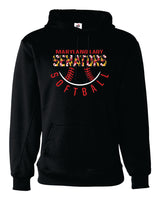 Lady Senators Badger Dri-Fit Hoodie Half Ball Design Women