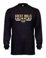 Load image into Gallery viewer, Great Mills Swimming Long Sleeve Badger Dri Fit Shirt
