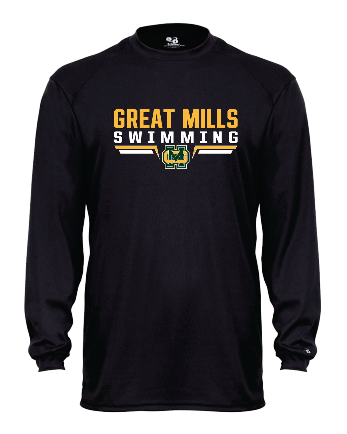 Great Mills Swimming Long Sleeve Badger Dri Fit Shirt - WOMEN