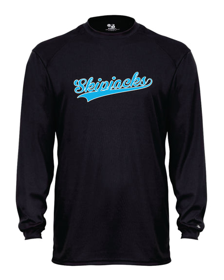 Skipjacks Baseball Long Sleeve Badger Dri Fit Shirt