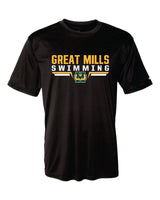 Great Mills Swimming Short Sleeve Badger Dri Fit T shirt