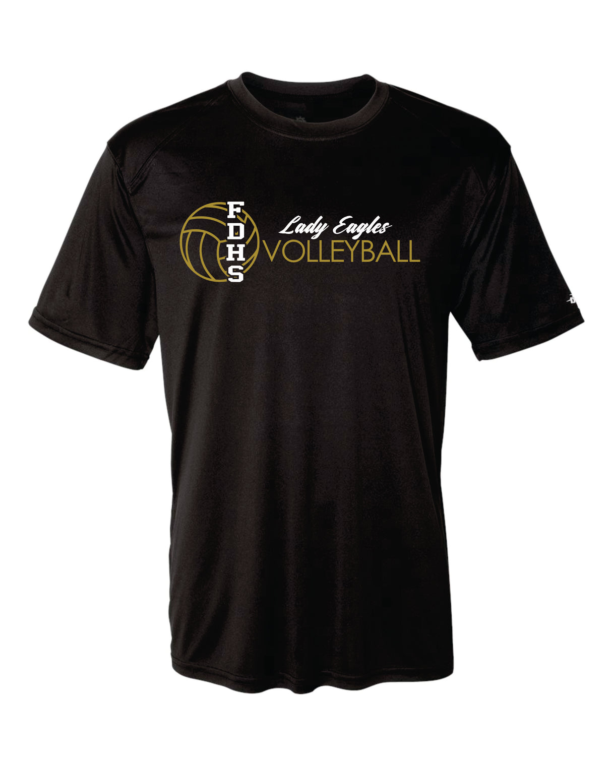 Douglass Volleyball Short Sleeve Badger Dri Fit T shirt