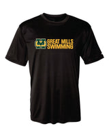 Great Mills Swimming Short Sleeve Badger Dri Fit T shirt