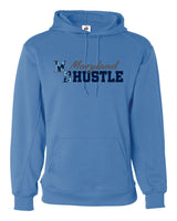 MD HUSTLE  Badger Dri-fit Hoodie - YOUTH - Maryland Hustle logo