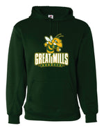 Load image into Gallery viewer, Great Mills Football Badger Dri-fit Hoodie - WOMEN
