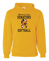 Senators Softball Badger Dri-Fit Hoodie Big S Logo Youth