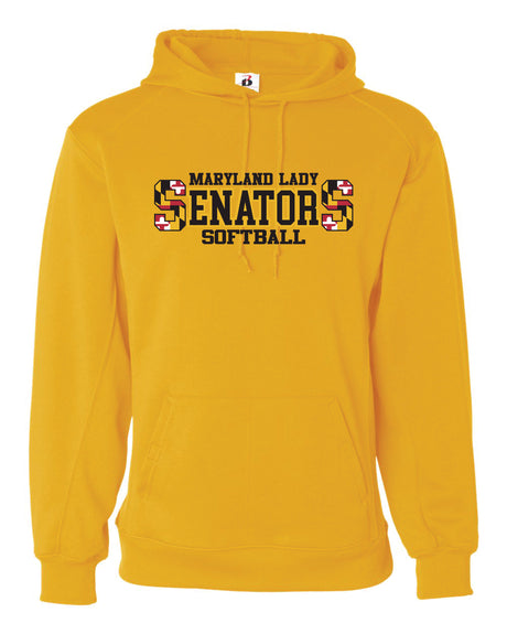 Senators Softball Badger Dri-Fit Hoodie Double S Logo-Adult