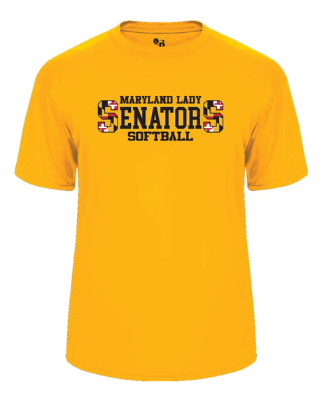 Lady Senators Double S Design Logo Short Sleeve Dri-Fit Shirt