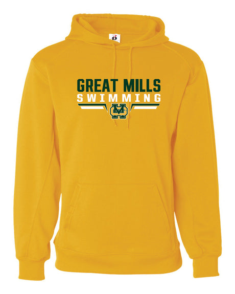 Great Mills Swimming Badger Dri-fit Hoodie - WOMEN