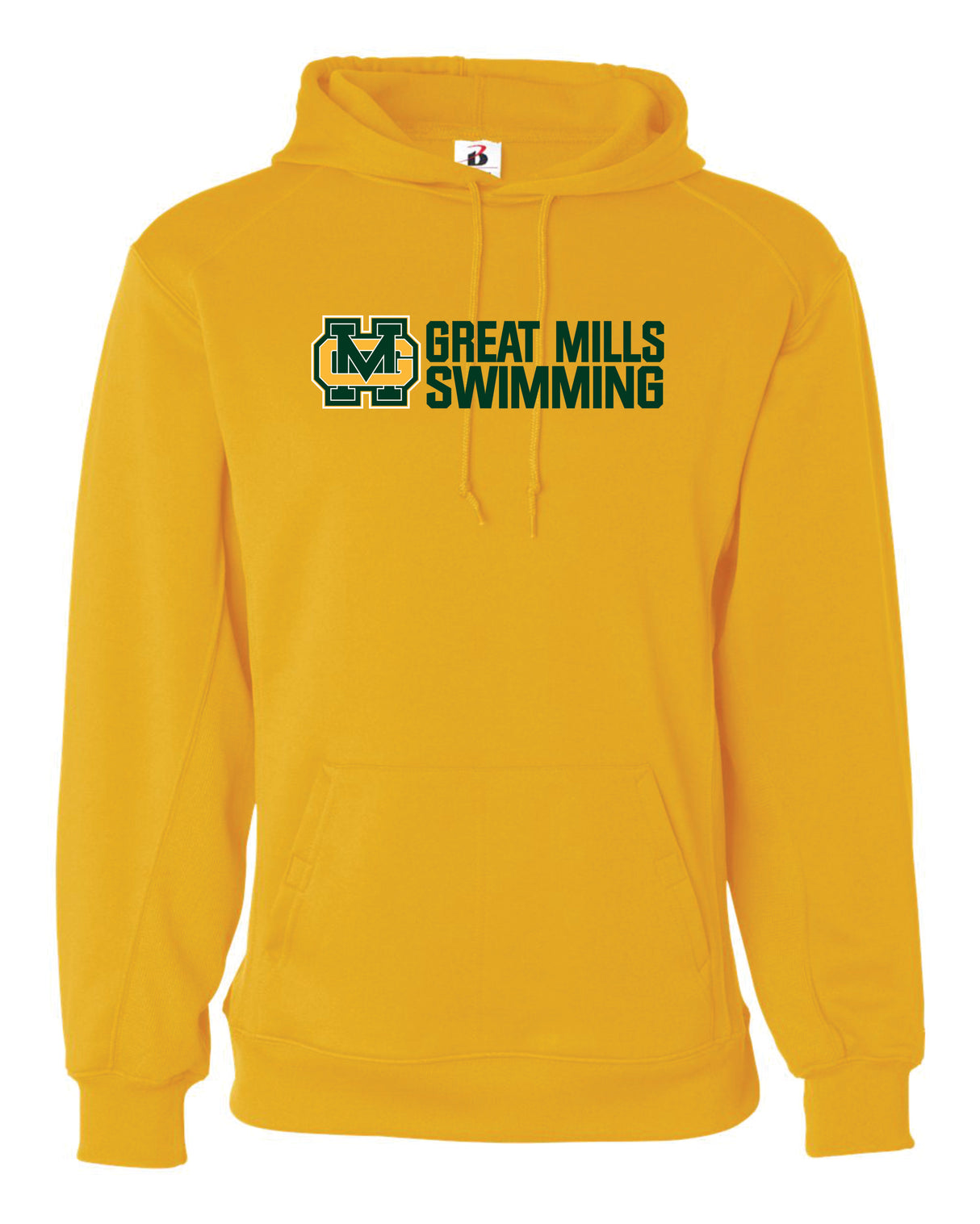 Great Mills Swimming Badger Dri-fit Hoodie