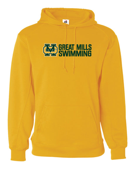 Great Mills Swimming Badger Dri-fit Hoodie