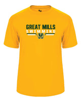 Great Mills Swimming Short Sleeve Badger Dri Fit T shirt - Women