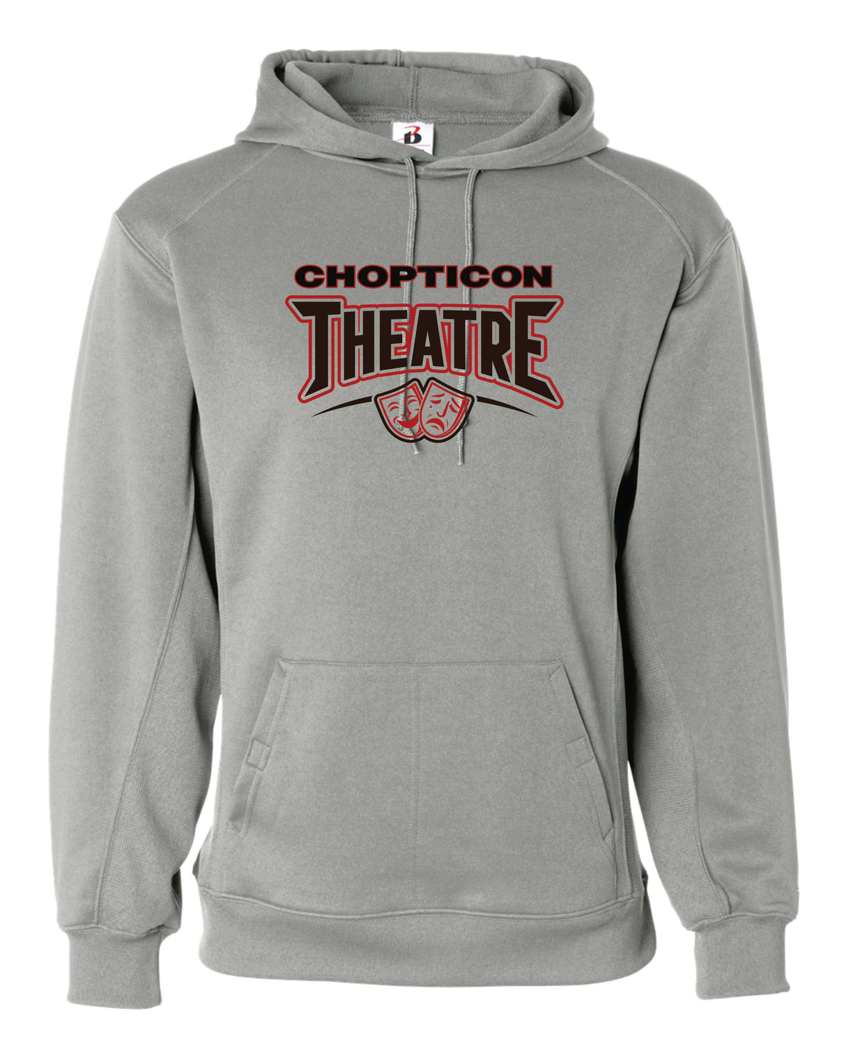 Chopticon Theatre Badger Dri-fit Hoodie Theatre Logo