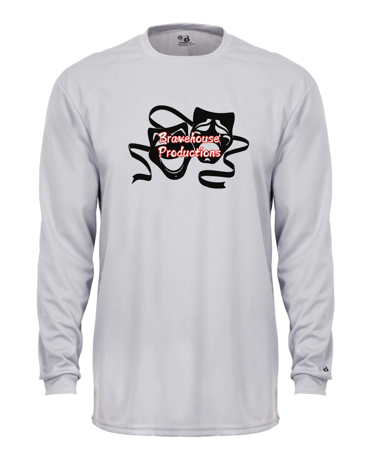 Chopticon Theatre Long Sleeve Badger Dri Fit Shirt Double Mask Logo Women