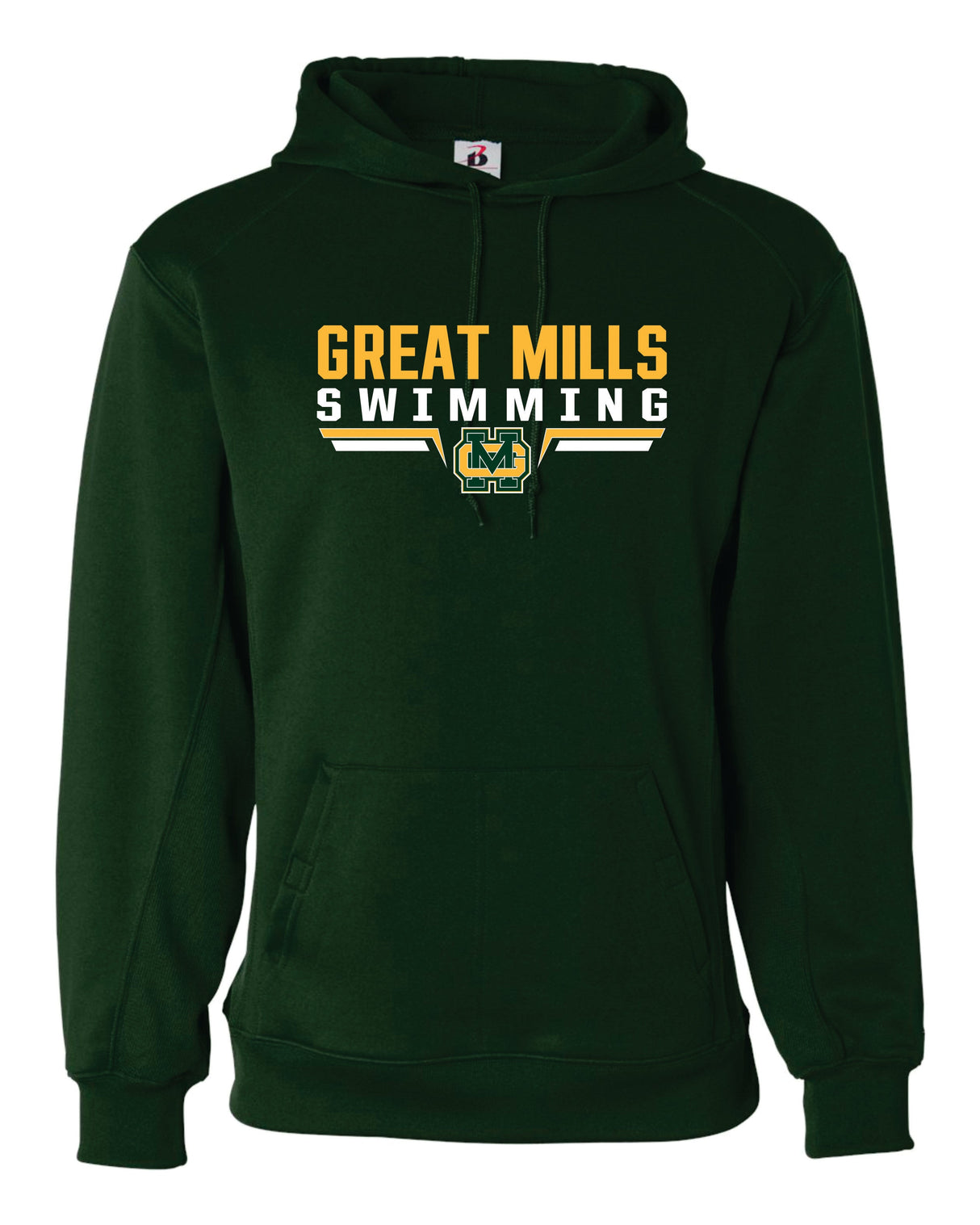 Great Mills Swimming Badger Dri-fit Hoodie - WOMEN