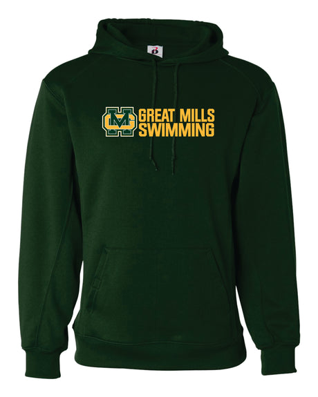 Great Mills Swimming Badger Dri-fit Hoodie