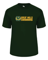 Great Mills Swimming Short Sleeve Badger Dri Fit T shirt - Women