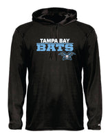 Tampa Bay Bats Long Sleeve Badger  Hooded Dri Fit Shirt-YOUTH