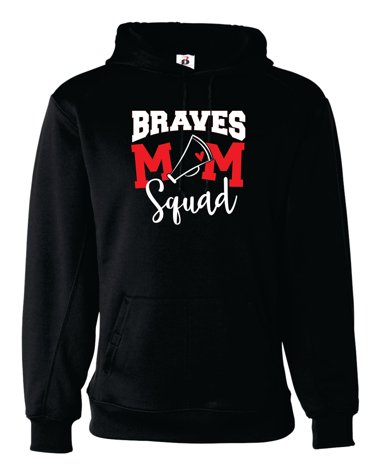 Mechanicsville Braves Badger Dri-fit Hoodie - CHEER MOM SQUAD