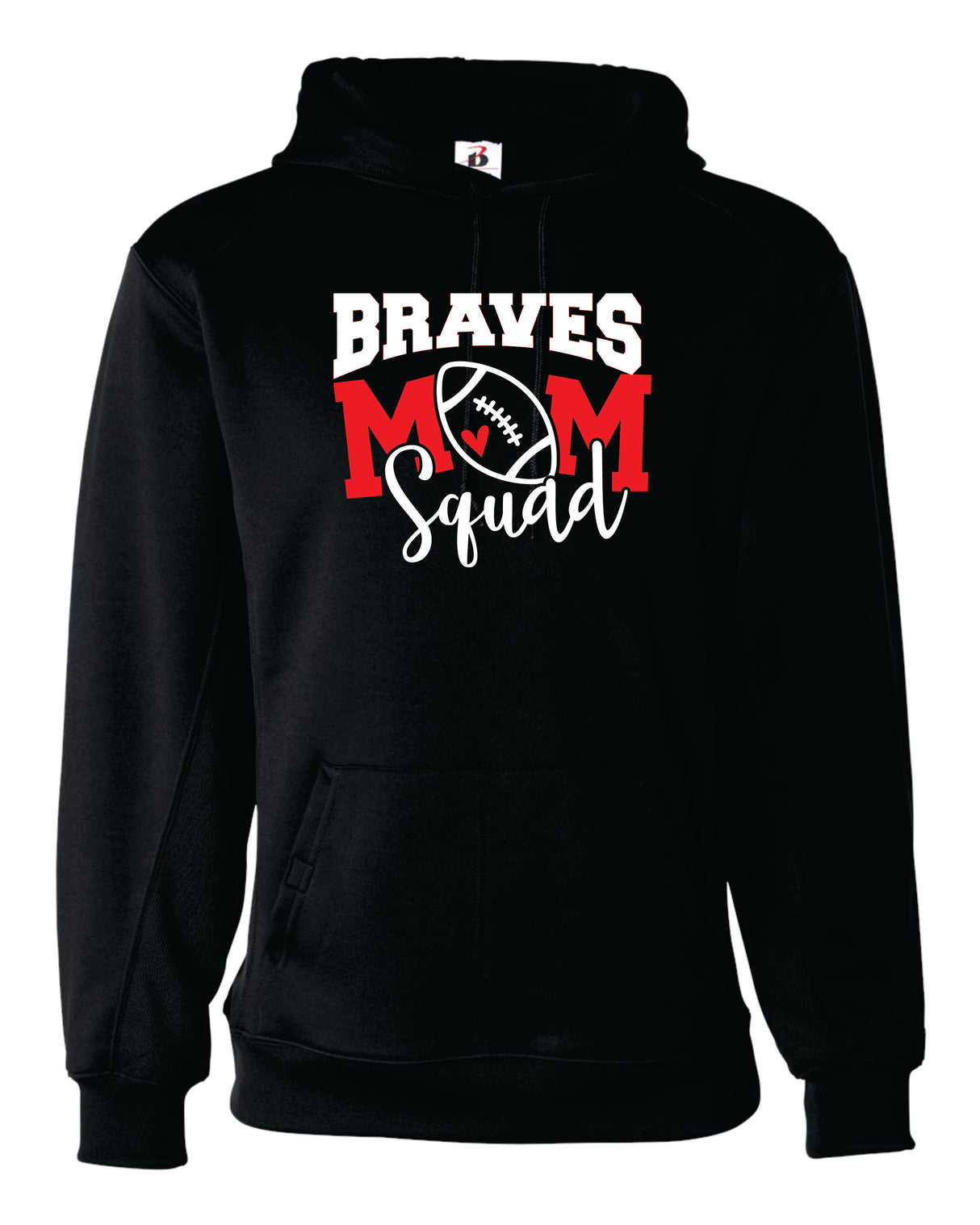 Mechanicsville Braves Badger Dri-fit Hoodie - FOOTBALL MOM SQUAD