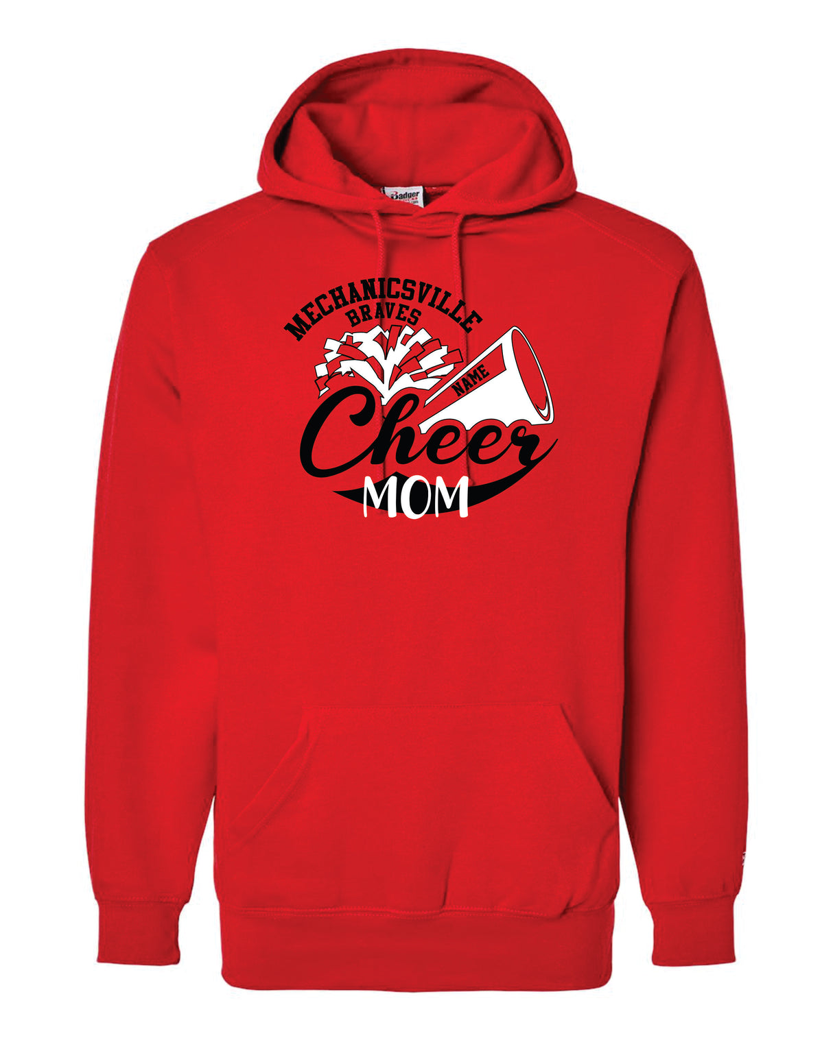 Mechanicsville Braves Badger Dri-fit Hoodie CHEER MOM-WOMEN's Cut