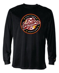 Senators Softball Long Sleeve Dri-Fit Shirt Lady Senators Logo YOUTH