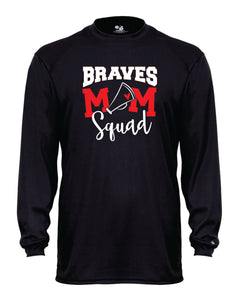 Mechanicsville Braves Long Sleeve Badger Dri Fit Shirt-CHEER MOM SQUAD