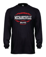 Load image into Gallery viewer, Mechanicsville Braves Long Sleeve Badger Dri Fit Shirt YOUTH
