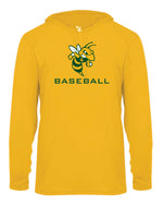 Load image into Gallery viewer, Great Mills Baseball Long Sleeve Badger  Hooded Dri Fit Shirt
