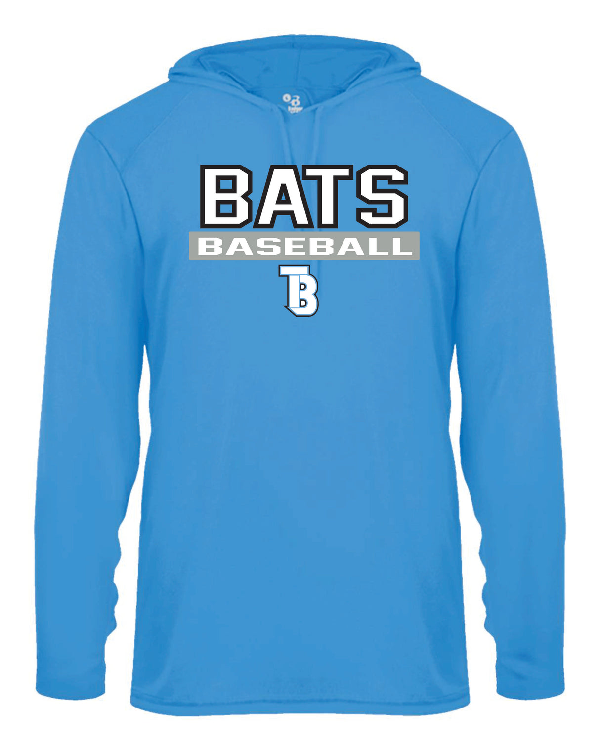 Tampa Bay Bats Long Sleeve Badger  Hooded Dri Fit Shirt-YOUTH