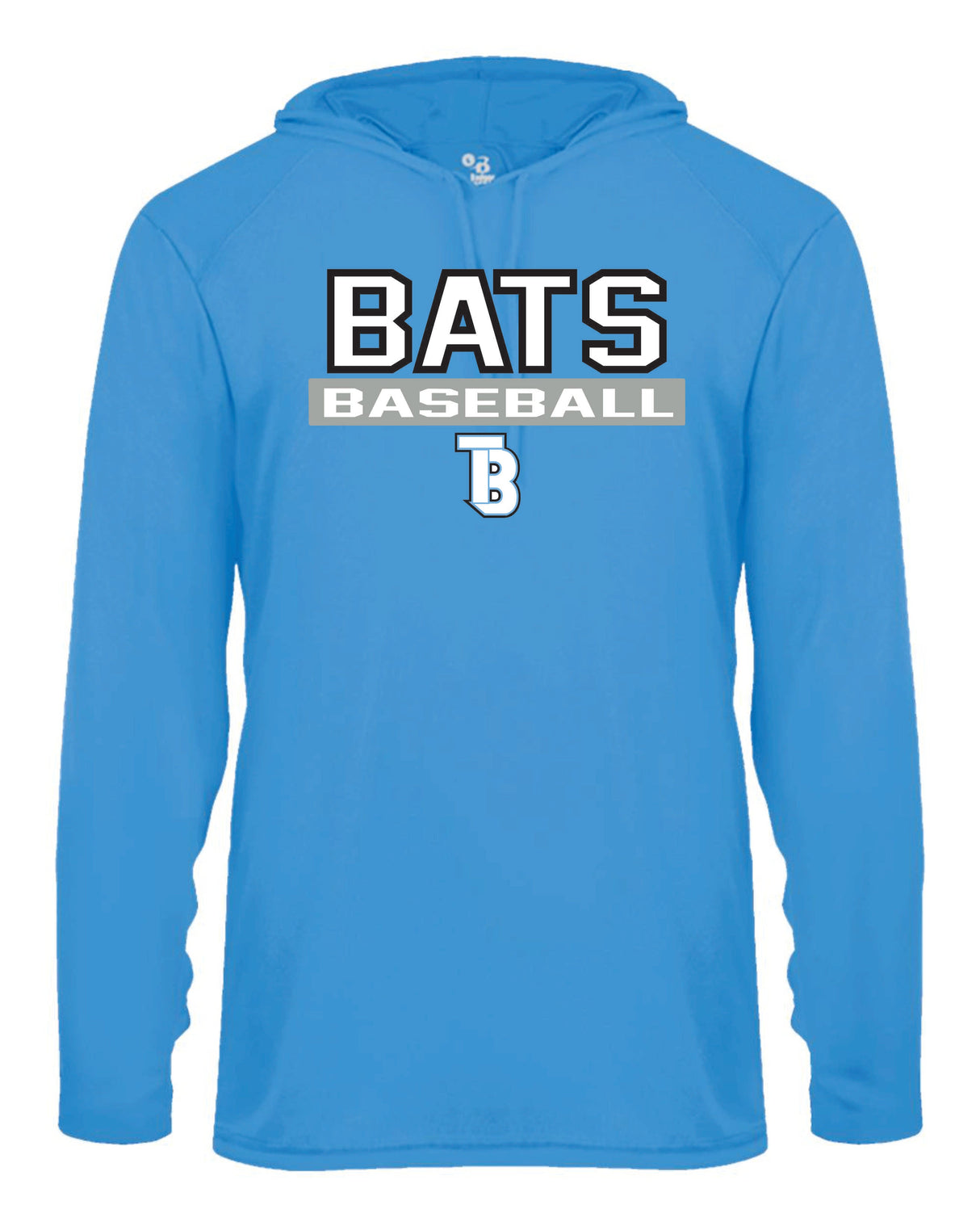 Tampa Bay Bats Long Sleeve Badger  Hooded Dri Fit Shirt-WOMEN