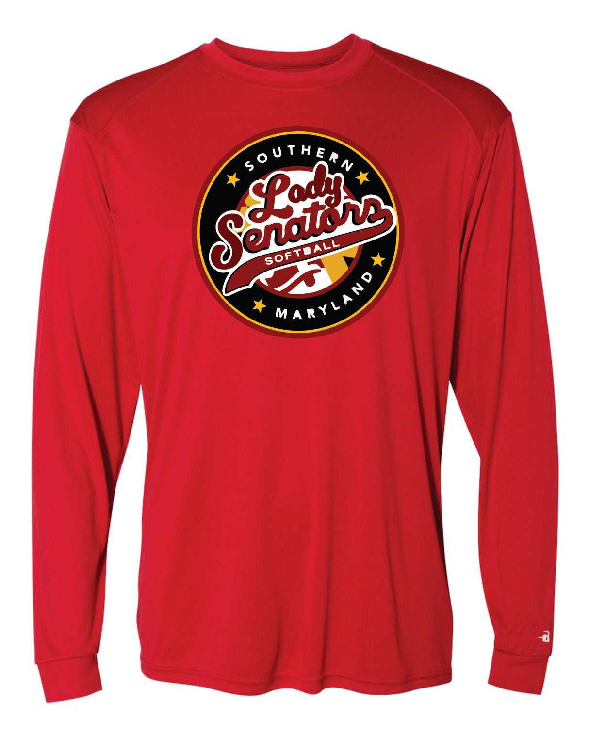 Senators Softball Long Sleeve Dri-Fit Shirt Lady Senators Logo WOMEN