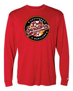 Load image into Gallery viewer, Senators Softball Long Sleeve Dri-Fit Shirt Lady Senators Logo YOUTH

