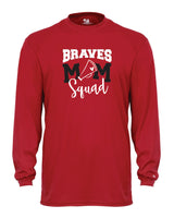 Mechanicsville Braves Long Sleeve Badger Dri Fit Shirt-CHEER MOM SQUAD