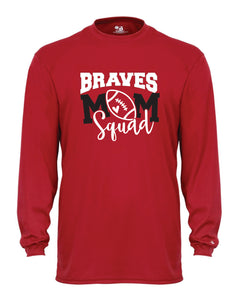 Mechanicsville Braves Long Sleeve Badger Dri Fit Shirt-FOOTBALL MOM SQUAD