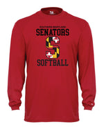 Load image into Gallery viewer, Senators Softball Long Sleeve Dri-Fit Shirt - Women
