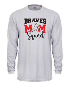 Mechanicsville Braves Long Sleeve Badger Dri Fit Shirt-CHEER MOM SQUAD
