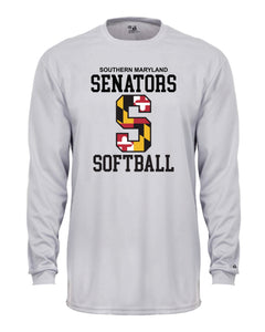 Senators Softball Long Sleeve Dri-Fit Shirt - YOUTH