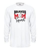 Mechanicsville Braves Long Sleeve Badger Dri Fit WOMEN Shirt-CHEER MOM SQUAD