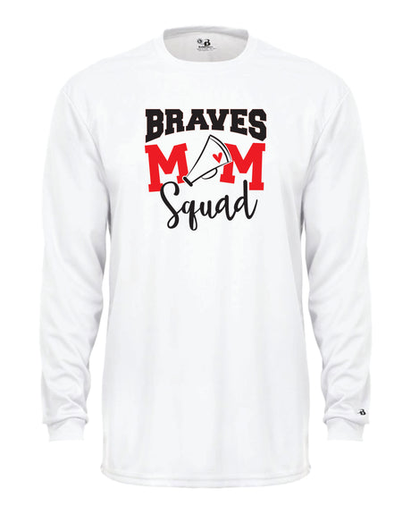 Mechanicsville Braves Long Sleeve Badger Dri Fit Shirt-CHEER MOM SQUAD