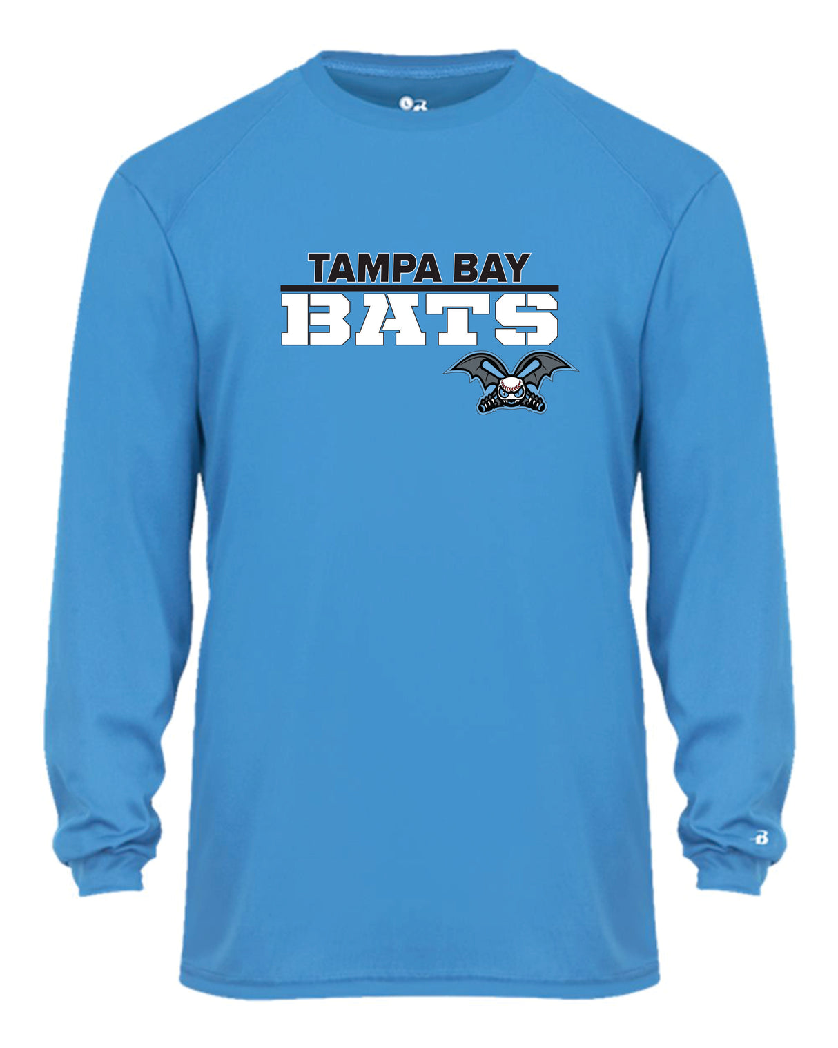 Tampa Bay Bats Long Sleeve Badger Dri Fit Shirt