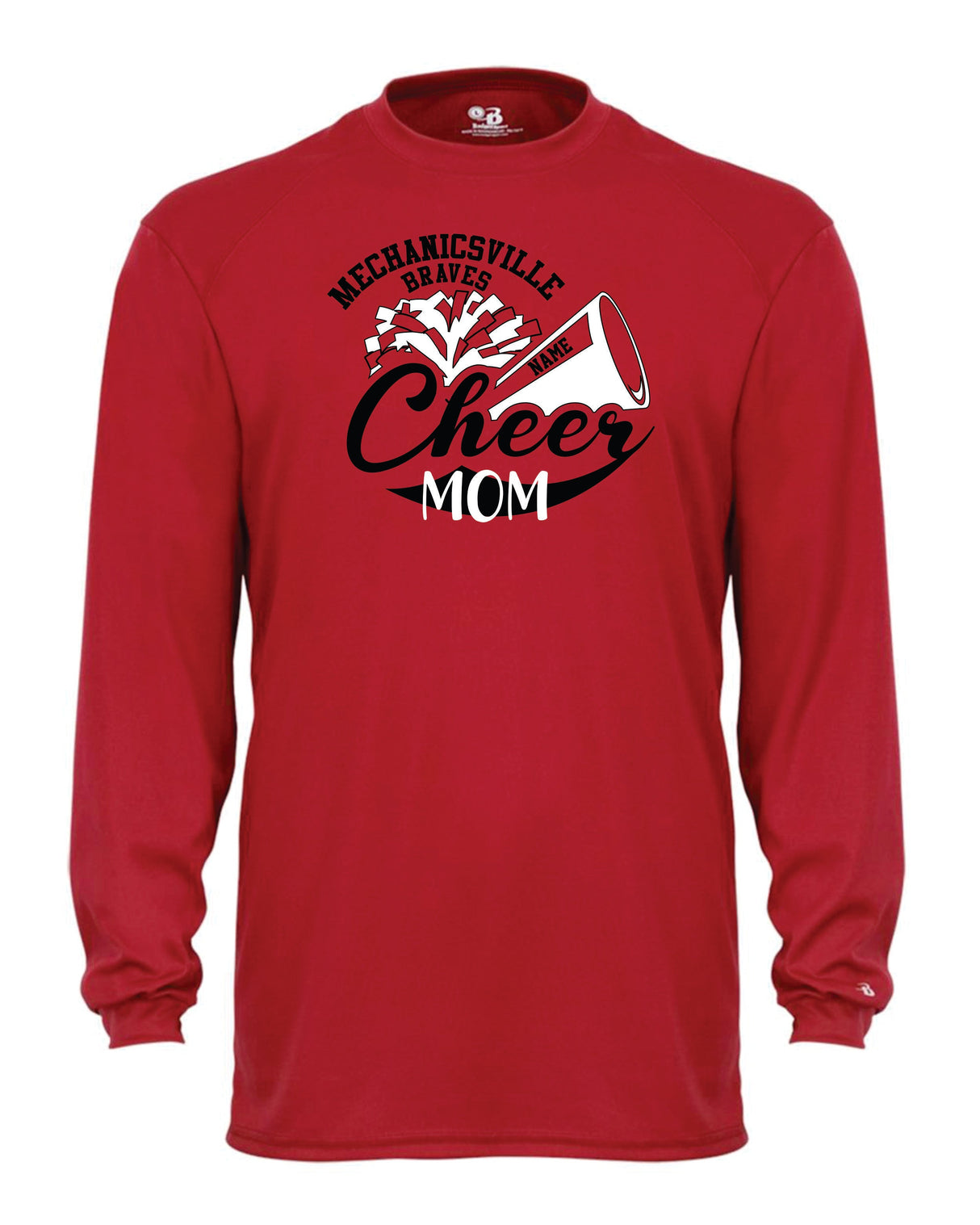 Mechanicsville Braves Long Sleeve Badger Dri Fit Shirt WOMEN-CHEER MOM