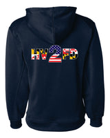 HVFD Badger Navy Dri-fit Hoodie