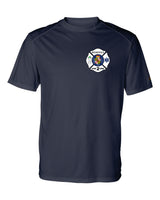 HVFD DRI FIT Navy SHORT SLEEVE