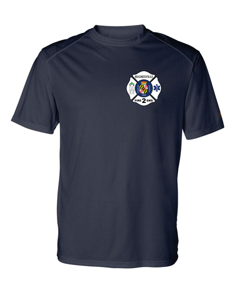 HVFD DRI FIT Navy SHORT SLEEVE