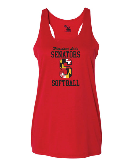 Lady Senators Badger Dri Fit Racer Back Tank WOMEN